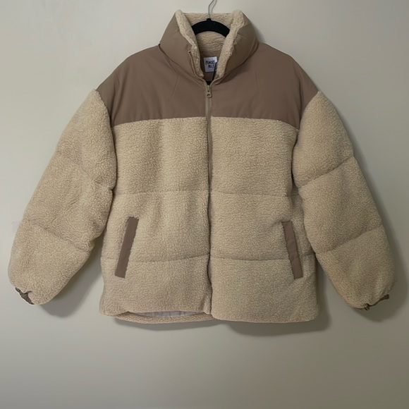 Princess Polly - Momoa Teddy Puffer Jacket - Cream - XSmall/Small - Picture 2 of 5